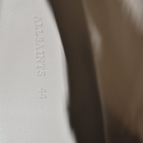 Allsaints Men's Mikkel Leather Combat Boots Brown Size 44 EU 11 US - Picture 11 of 11